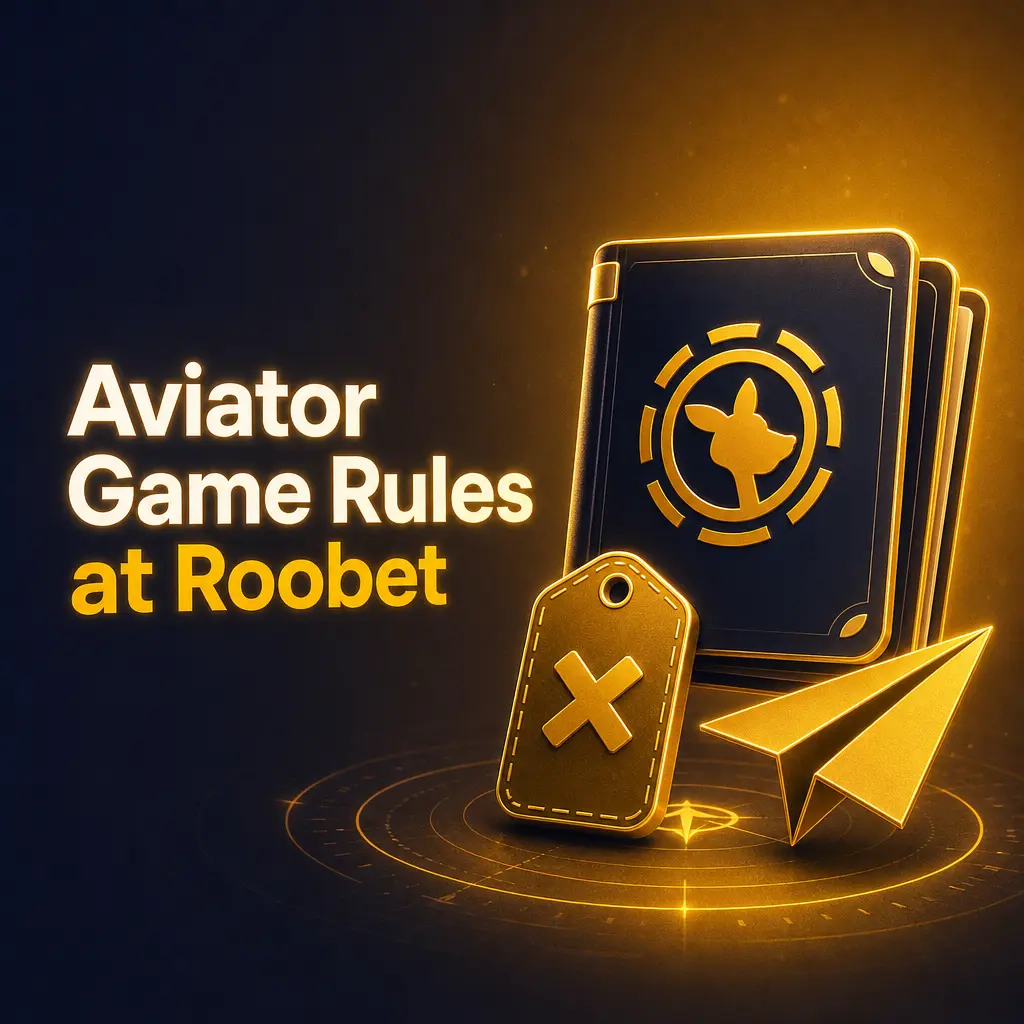 Aviator game rules at Roobet: place bets, watch the multiplier rise, and cash out before the plane flies away.