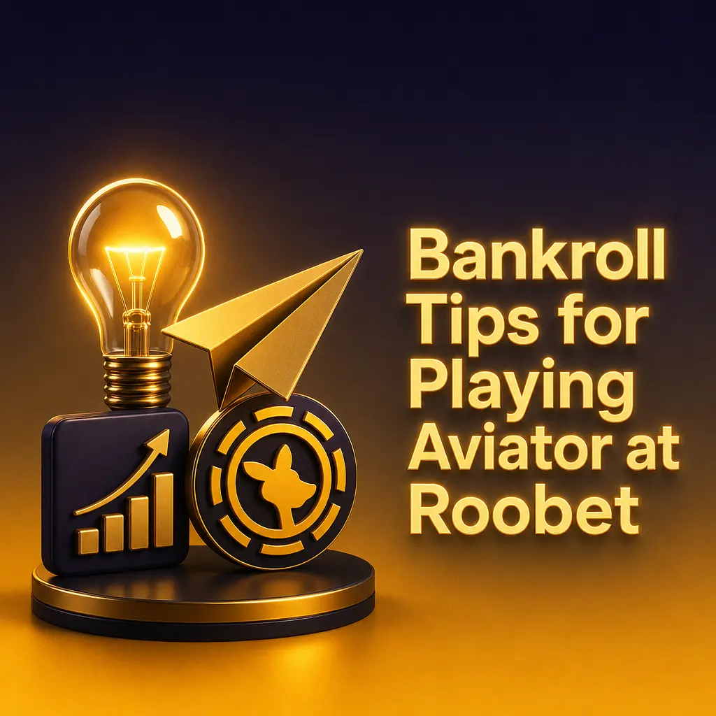 Bankroll management tips for playing Aviator at Roobet, covering session budgets, fixed stakes, and auto-cashout settings