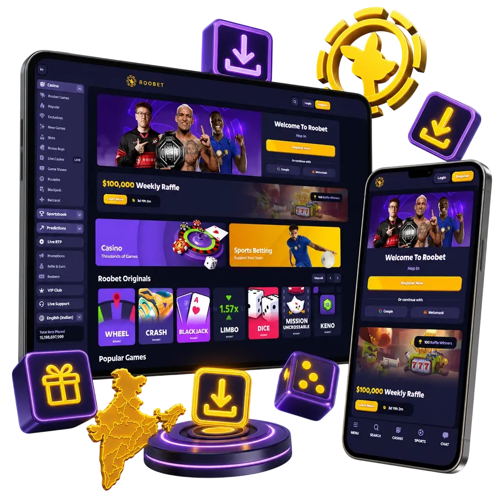 Steps to download and install the official Roobet APK on Android devices safely from this page.