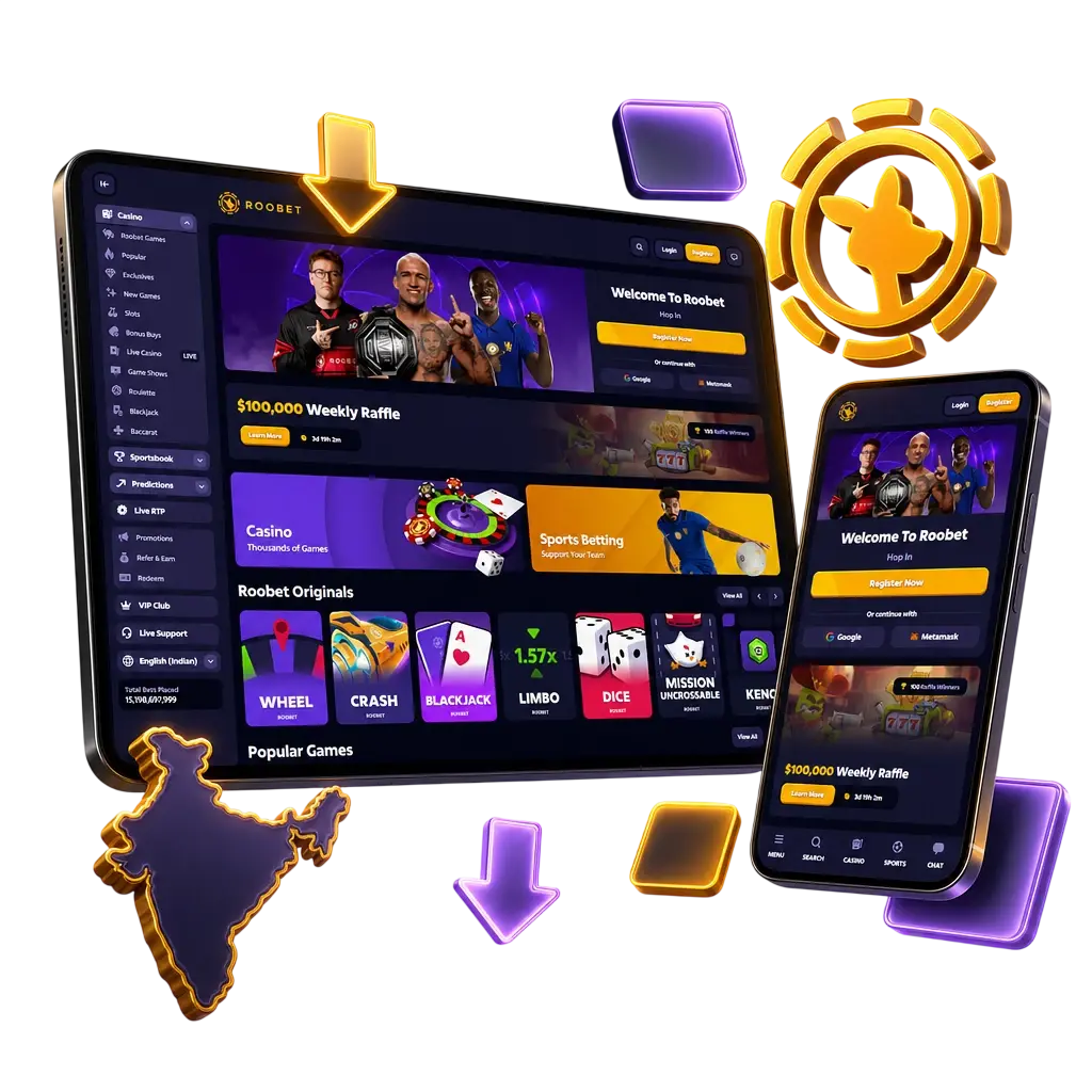 Step-by-step guide to download and install the Roobet app on iOS using the browser and Add to Home Screen method.