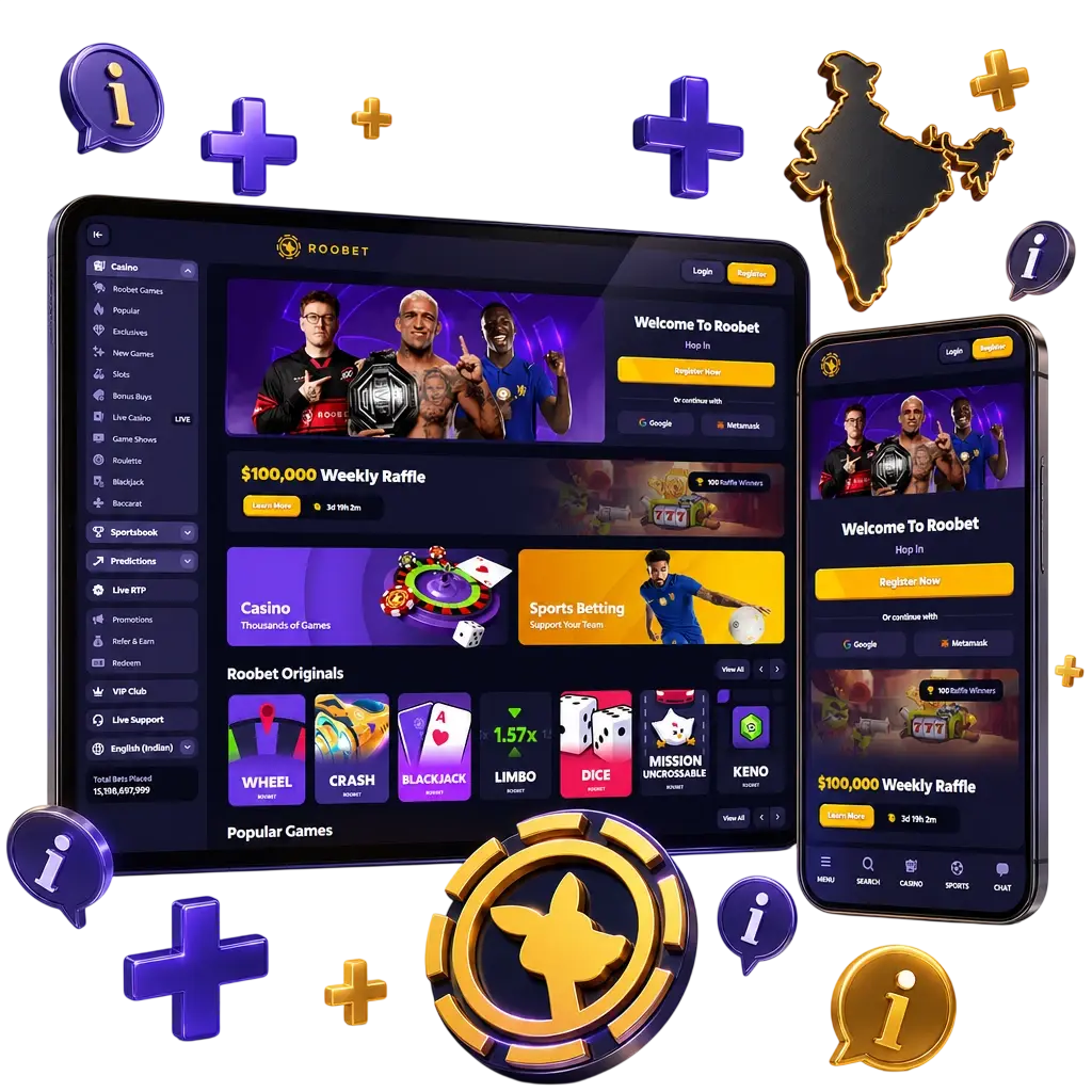 Roobet Mobile App at a Glance