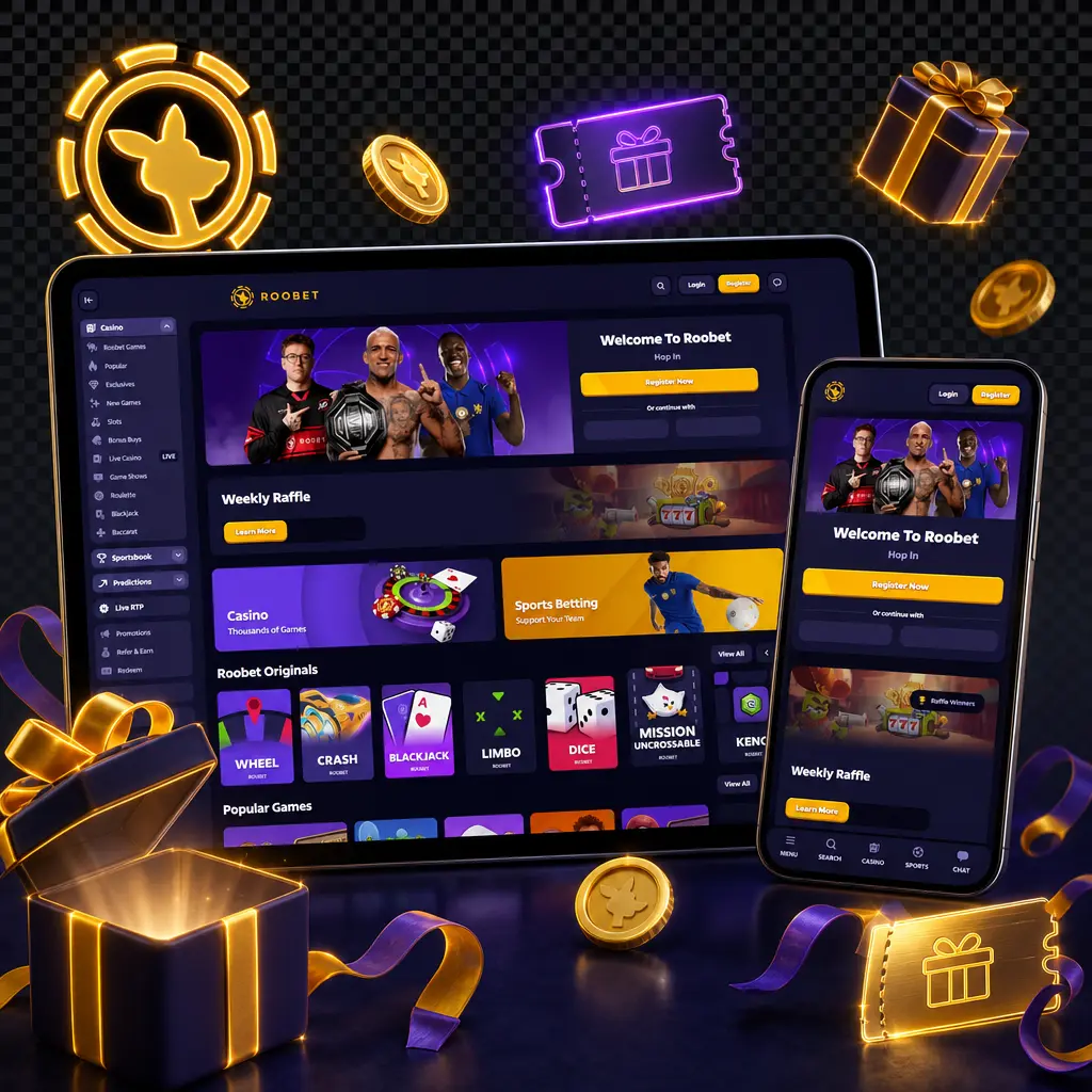 Roobet registration bonus for Indian players: claim a first deposit welcome package for sportsbook and casino play