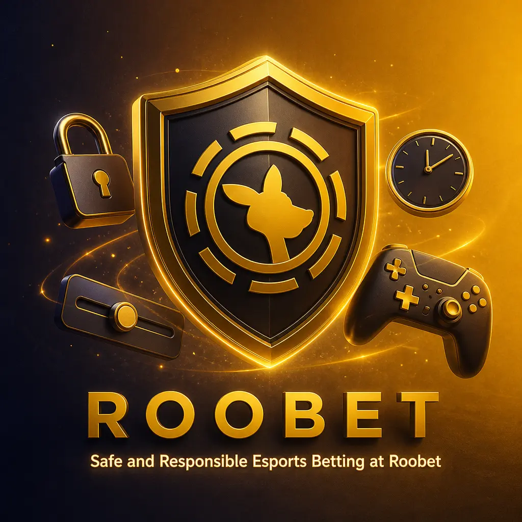 Roobet account settings showing deposit limits and self-exclusion tools for safe, responsible esports betting