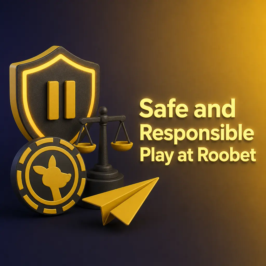 Safe and responsible play at Roobet: encrypted accounts, deposit limits, session reminders, and self-exclusion tools for safer gaming.