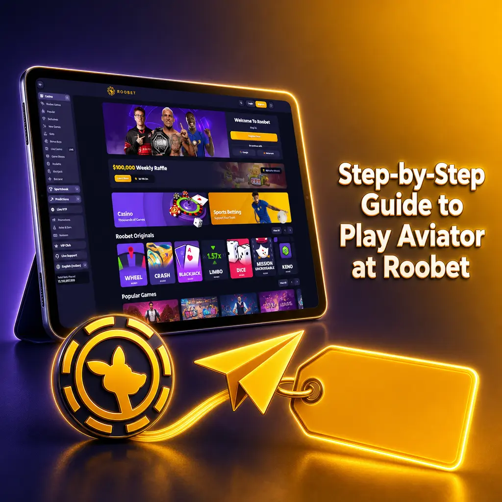 Step-by-step guide to signing up, depositing, and playing Aviator at Roobet casino